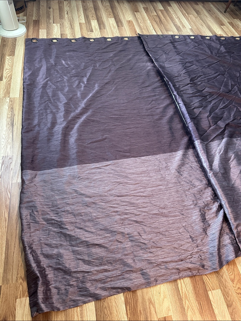 Threshold Plum set of 2 Curtain Panels with Bronze Grommet. 54”x84”